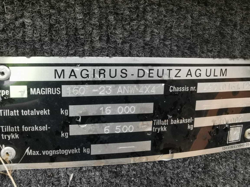 Magirus Deutz 160-23 dump truck for parts - Bastidor/ Chasis para Camión: foto 3 Magirus Deutz 160-23 dump truck for parts - Bastidor/ Chasis para Camión: foto 3