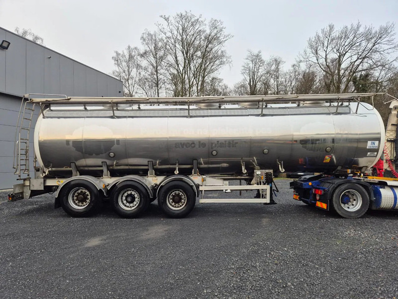 Semirremolque cisterna para transporte de leche Magyar 30500L INSULATED INOX TANK - 4 COMP: foto 6 Semirremolque cisterna para transporte de leche Magyar 30500L INSULATED INOX TANK - 4 COMP: foto 6