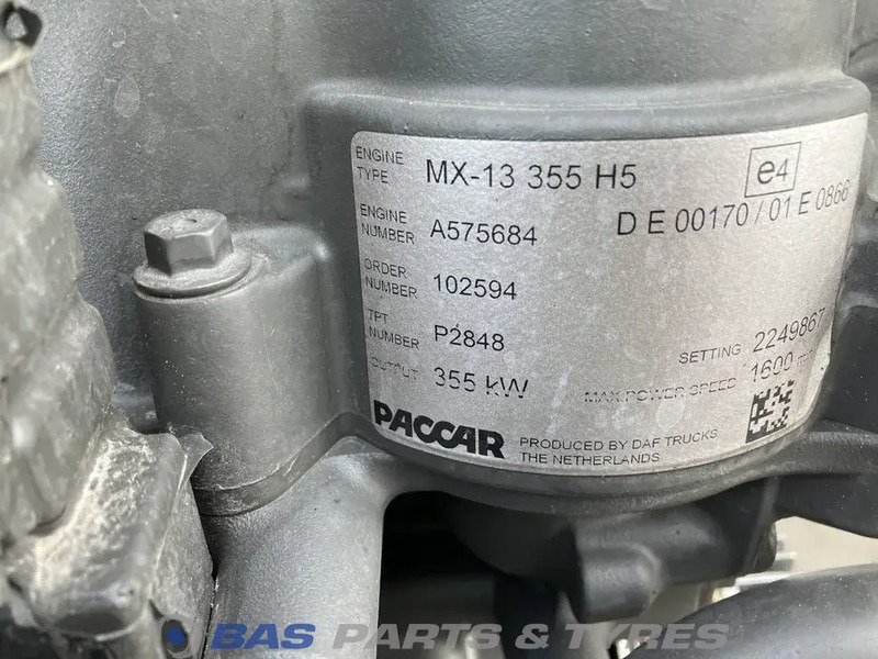 DAF XG Motor DAF MX13 355 H5 2304398 - Motor para Camión: foto 5 DAF XG Motor DAF MX13 355 H5 2304398 - Motor para Camión: foto 5