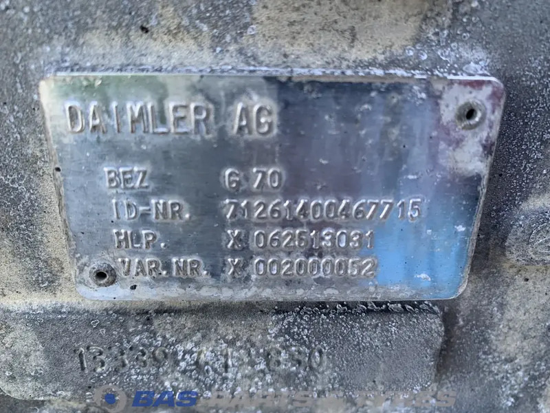 Mercedes-Benz Atego Mercedes G70-6 Powershift 3 Versnellingsbak A 001 260 36 00 - Caja de cambios para Camión: foto 5 Mercedes-Benz Atego Mercedes G70-6 Powershift 3 Versnellingsbak A 001 260 36 00 - Caja de cambios para Camión: foto 5