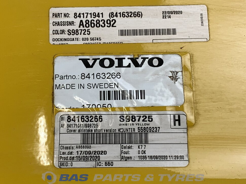 Volvo FH4 Kap Volvo 84171941 - Aerodinámica/ Spoiler para Camión: foto 4 Volvo FH4 Kap Volvo 84171941 - Aerodinámica/ Spoiler para Camión: foto 4