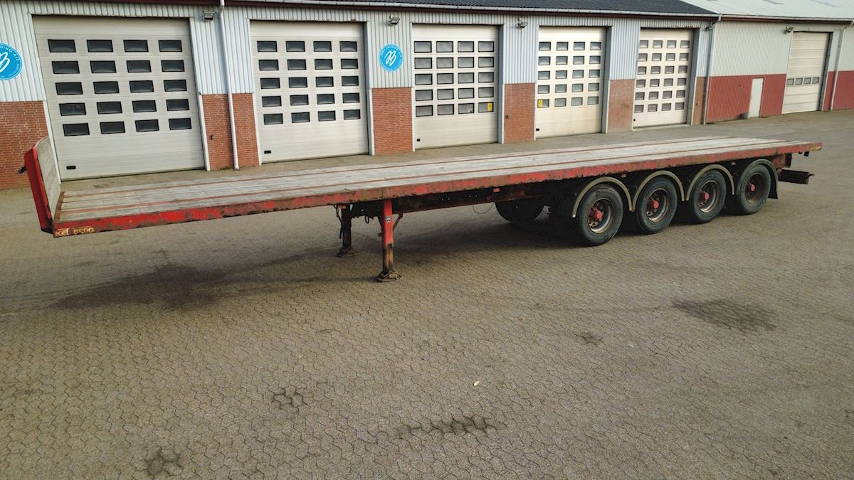Kel-Berg - Semirremolque plataforma/ Caja abierta: foto 1 Kel-Berg - Semirremolque plataforma/ Caja abierta: foto 1