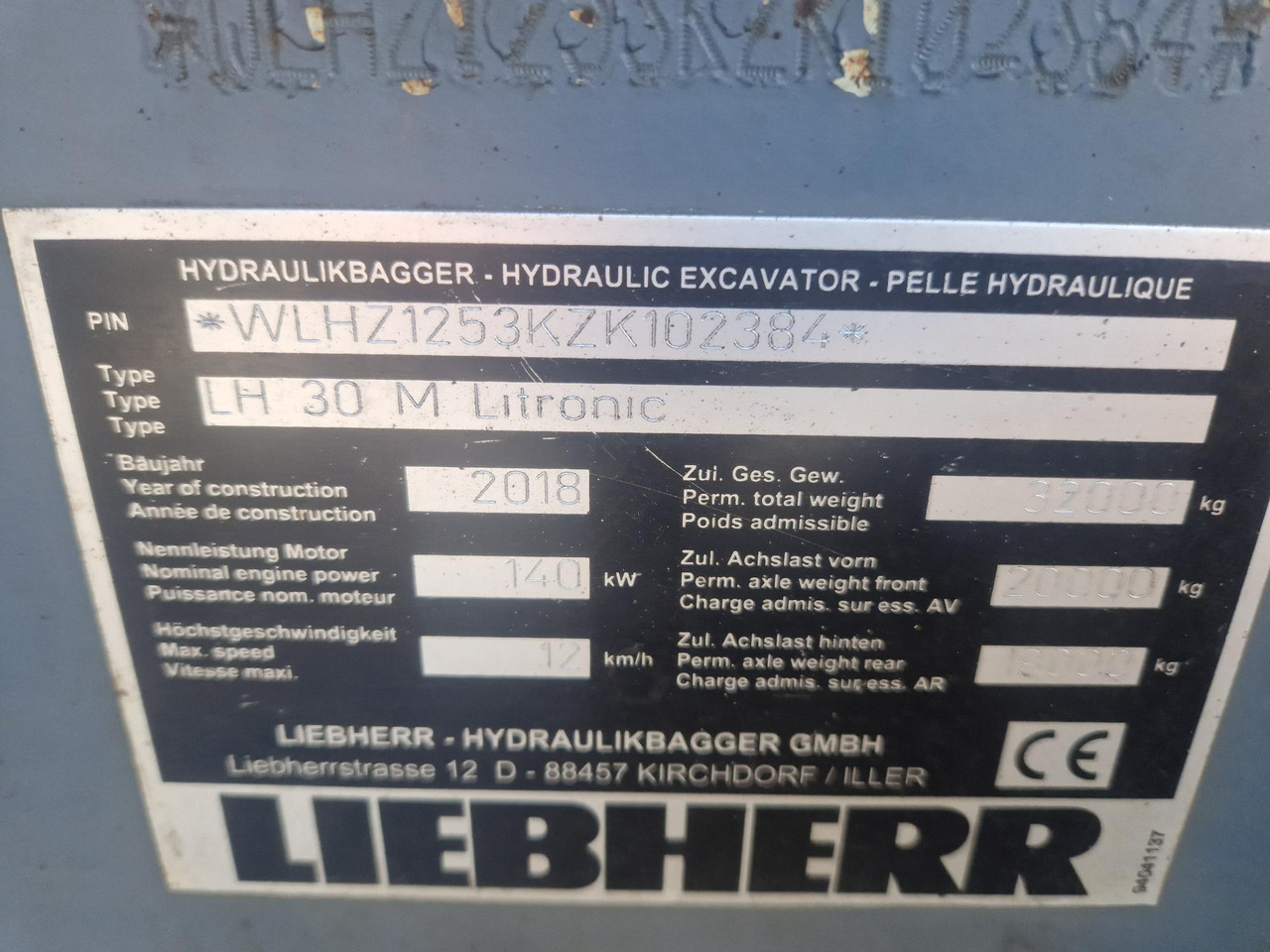 LIEBHERR LH30M - Manipulador de materiales: foto 4 LIEBHERR LH30M - Manipulador de materiales: foto 4