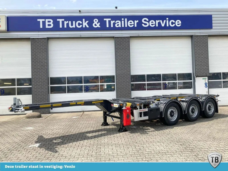 Kässbohrer SHG AVMH / 45 - 12 / 27 - Multi uitschuifbaar chassis -> 20"/30"/40"/45" - Semirremolque portacontenedore/ Intercambiable: foto 1 Kässbohrer SHG AVMH / 45 - 12 / 27 - Multi uitschuifbaar chassis -> 20"/30"/40"/45" - Semirremolque portacontenedore/ Intercambiable: foto 1