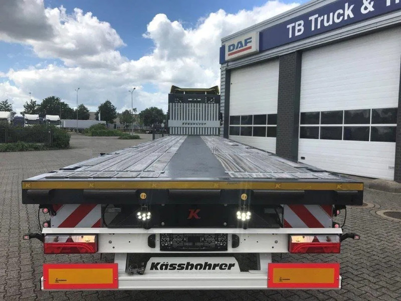 Kässbohrer SPS H 3 / ON - 18 / 27 Heavy Duty vlakke oplegger - Semirremolque plataforma/ Caja abierta: foto 2 Kässbohrer SPS H 3 / ON - 18 / 27 Heavy Duty vlakke oplegger - Semirremolque plataforma/ Caja abierta: foto 2