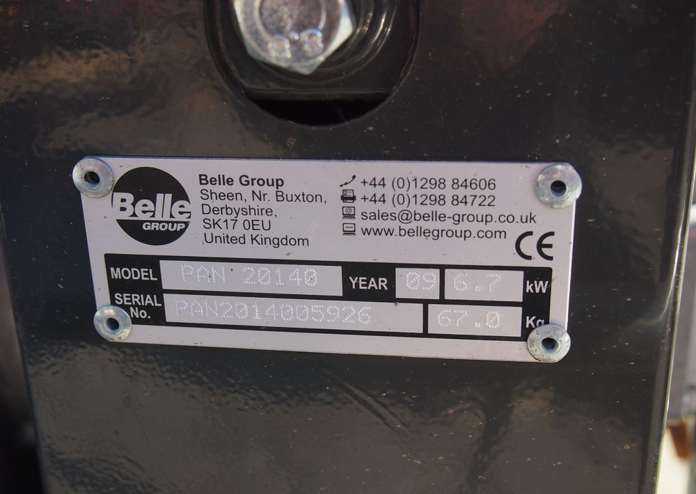 Agregat hydrauliczny Belle PAN 20140 2009 Agregat hydrauliczny BELLE - Equipo de construcción: foto 3 Agregat hydrauliczny Belle PAN 20140 2009 Agregat hydrauliczny BELLE - Equipo de construcción: foto 3