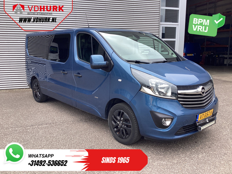 Opel Vivaro 1.6 CDTI 140 pk L2 DC Dubbel Cabine EXPORT ONLY 2x Schuifdeur/ Leder/ Climate/ Carplay/ Camera/ Cruise/ PDC/ Trekhaak/ LMV - Furgoneta pequeña, Furgoneta combi: foto 1 Opel Vivaro 1.6 CDTI 140 pk L2 DC Dubbel Cabine EXPORT ONLY 2x Schuifdeur/ Leder/ Climate/ Carplay/ Camera/ Cruise/ PDC/ Trekhaak/ LMV - Furgoneta pequeña, Furgoneta combi: foto 1