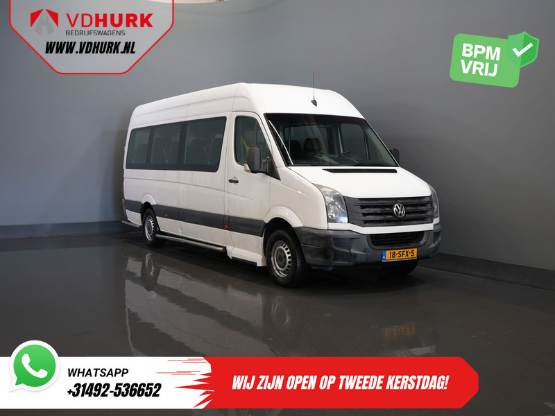 Volkswagen Crafter 35 2.0 TDI L3H2 EXPORT ONLY! €9.559 incl BTW/BPM Rolstoellift/ 9 Pers/ 9P/ Sidebars/ Rearbar/ Airco - Minibús, Furgoneta de pasajeros: foto 1 Volkswagen Crafter 35 2.0 TDI L3H2 EXPORT ONLY! €9.559 incl BTW/BPM Rolstoellift/ 9 Pers/ 9P/ Sidebars/ Rearbar/ Airco - Minibús, Furgoneta de pasajeros: foto 1