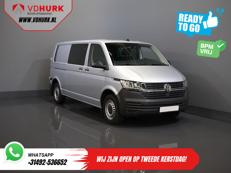 Volkswagen Transporter T6.1 2.0 TDI 150 pk DSG Aut. L2 DC BPM VRIJ! Dubbel Cabine 6 Pers./ Lage KM!/ Adapt.Cruise/ 270Gr. Deuren/ Navi/ Carplay/ Trekha - Furgón, Furgoneta combi: foto 1 Volkswagen Transporter T6.1 2.0 TDI 150 pk DSG Aut. L2 DC BPM VRIJ! Dubbel Cabine 6 Pers./ Lage KM!/ Adapt.Cruise/ 270Gr. Deuren/ Navi/ Carplay/ Trekha - Furgón, Furgoneta combi: foto 1