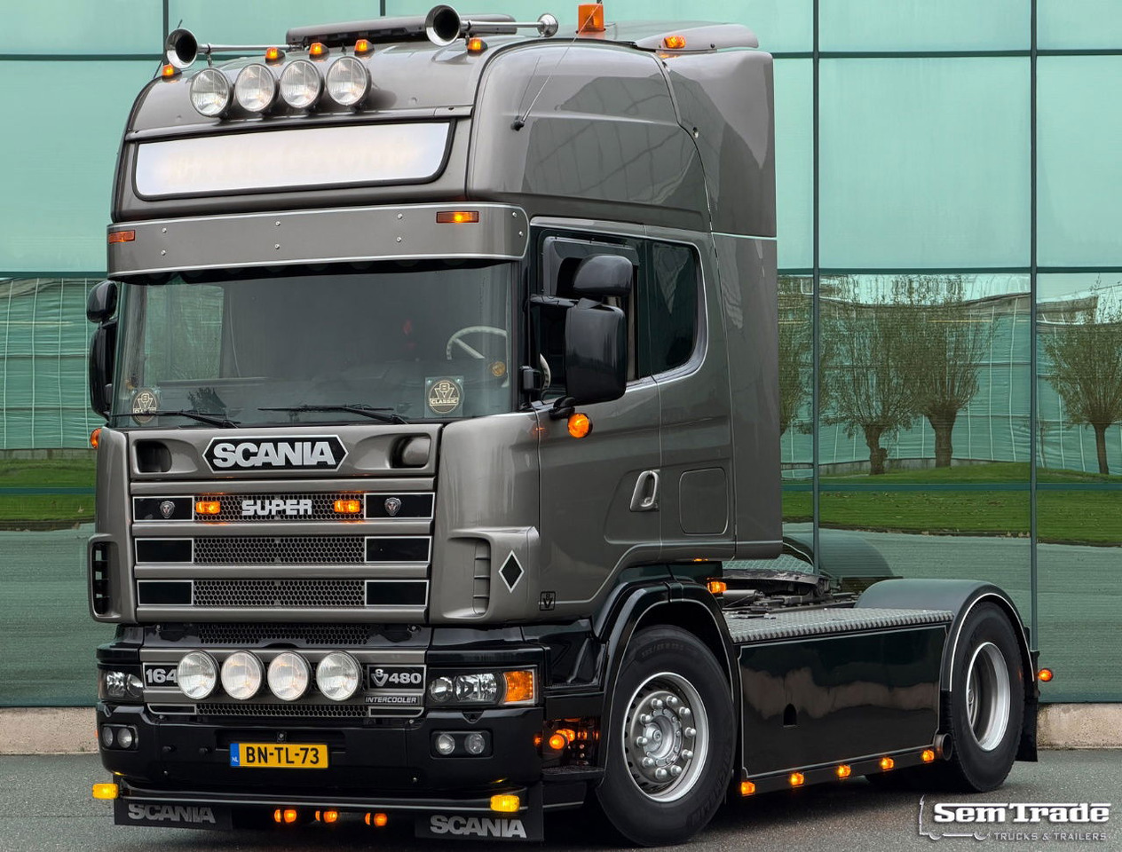 Scania R164-480 V8 King Retarder Manual Gearbox Showtruck Completely Rebuild Unique Condition - Cabeza tractora: foto 1 Scania R164-480 V8 King Retarder Manual Gearbox Showtruck Completely Rebuild Unique Condition - Cabeza tractora: foto 1