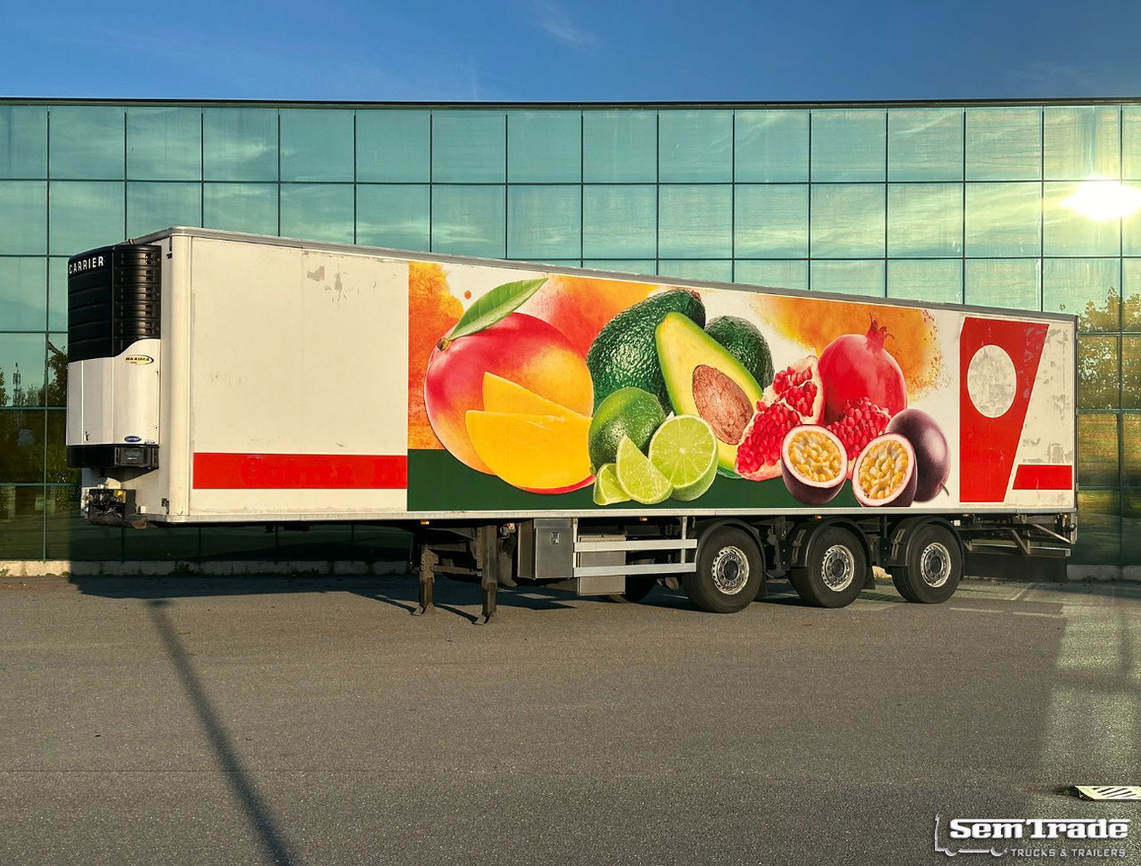 Chereau Renders Carrier Maxima 1300 2X Steering Axle 1X Lift Axle Disc Brakes - Semirremolque frigorífico: foto 1 Chereau Renders Carrier Maxima 1300 2X Steering Axle 1X Lift Axle Disc Brakes - Semirremolque frigorífico: foto 1