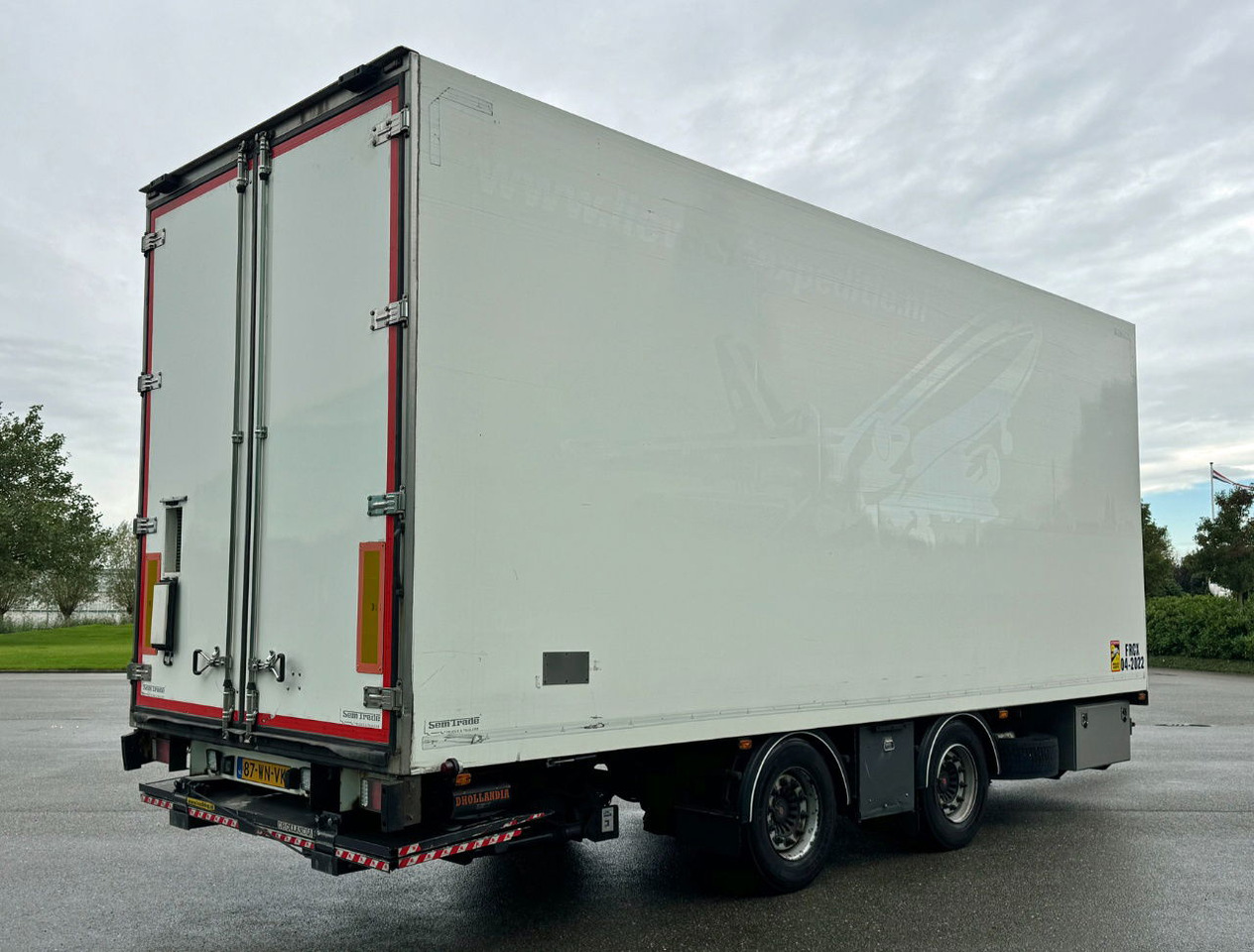 DRACO MZS 218 Wipkar 750 x 250 x 290 CM Inside Tail Lift 2021 TRS Iceland TOP Condition NL Trailertrailer - Remolque caja cerrada: foto 5 DRACO MZS 218 Wipkar 750 x 250 x 290 CM Inside Tail Lift 2021 TRS Iceland TOP Condition NL Trailertrailer - Remolque caja cerrada: foto 5
