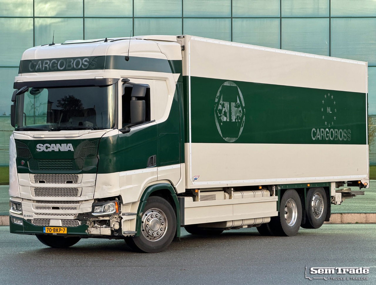 Scania S450 Full AIR Retarder VAN Beurden Isolated BOX Hydrarolls TRS Cooling NL-Truck - Camión frigorífico: foto 1 Scania S450 Full AIR Retarder VAN Beurden Isolated BOX Hydrarolls TRS Cooling NL-Truck - Camión frigorífico: foto 1