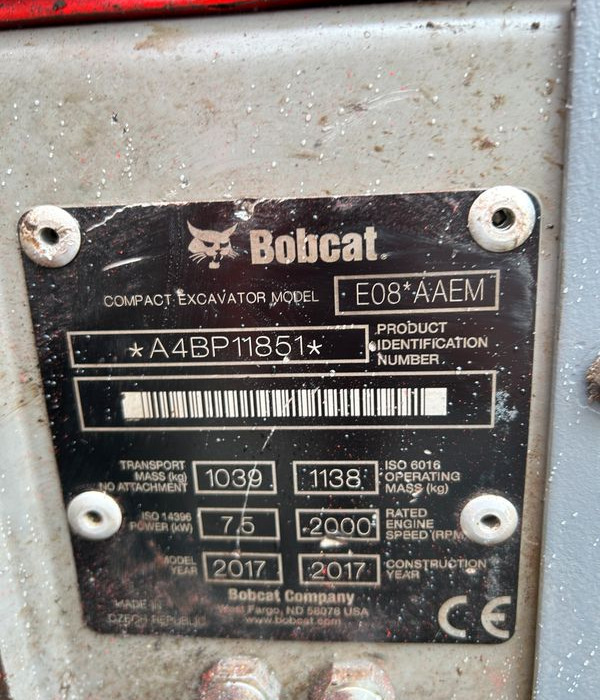 Mini Pelle BOBCAT 1138 KGS - Miniexcavadora: foto 5 Mini Pelle BOBCAT 1138 KGS - Miniexcavadora: foto 5