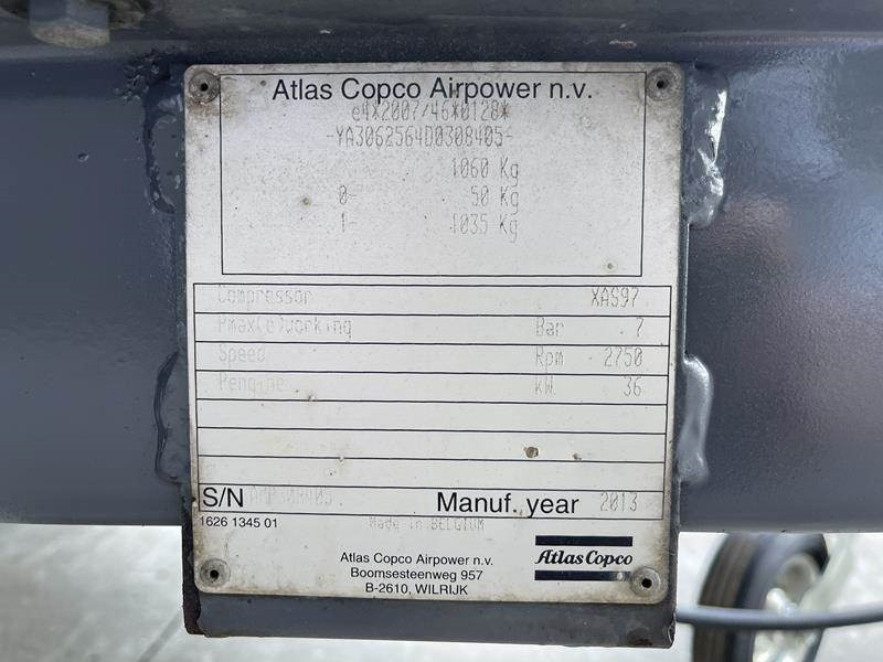 Atlas-Copco XAS 97 DD - N - Compresor de aire: foto 5 Atlas-Copco XAS 97 DD - N - Compresor de aire: foto 5