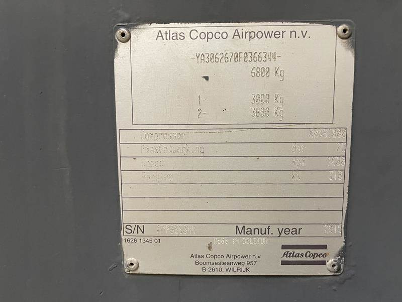 Compresor de aire Atlas-Copco XRVS 476 / 1000 CD - N: foto 10