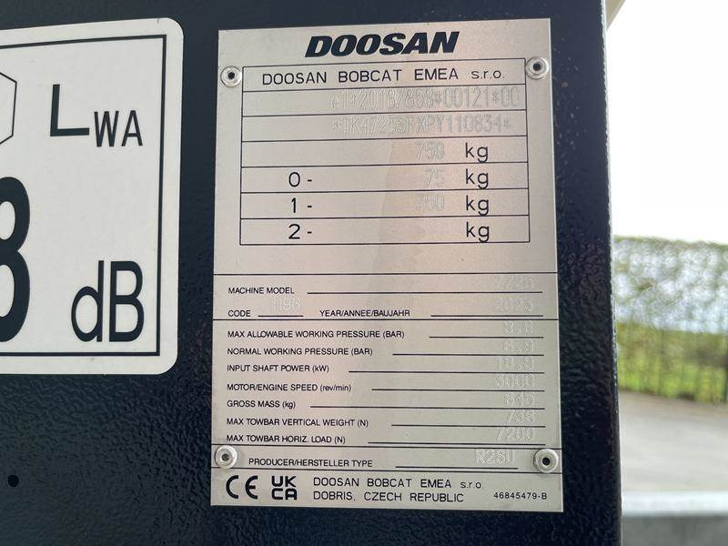 Doosan 7 / 25 - G - N - Compresor de aire: foto 5 Doosan 7 / 25 - G - N - Compresor de aire: foto 5
