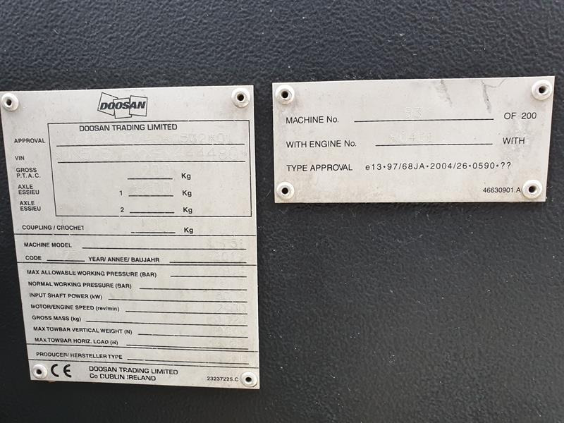 Compresor de aire Doosan 7 / 51: foto 13 Compresor de aire Doosan 7 / 51: foto 13