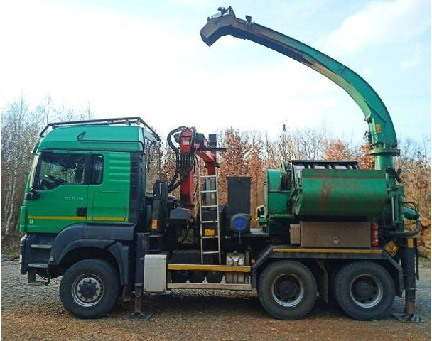 Jenz HEM 583R +6x6 MAN TGS 33.540 +Palfinger (docs MACHINE!) - Trituradora de madera: foto 3 Jenz HEM 583R +6x6 MAN TGS 33.540 +Palfinger (docs MACHINE!) - Trituradora de madera: foto 3