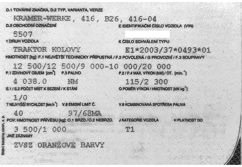 Kramer 5507 / 416 (2025 INVEST !) - Cargadora de ruedas: foto 5 Kramer 5507 / 416 (2025 INVEST !) - Cargadora de ruedas: foto 5