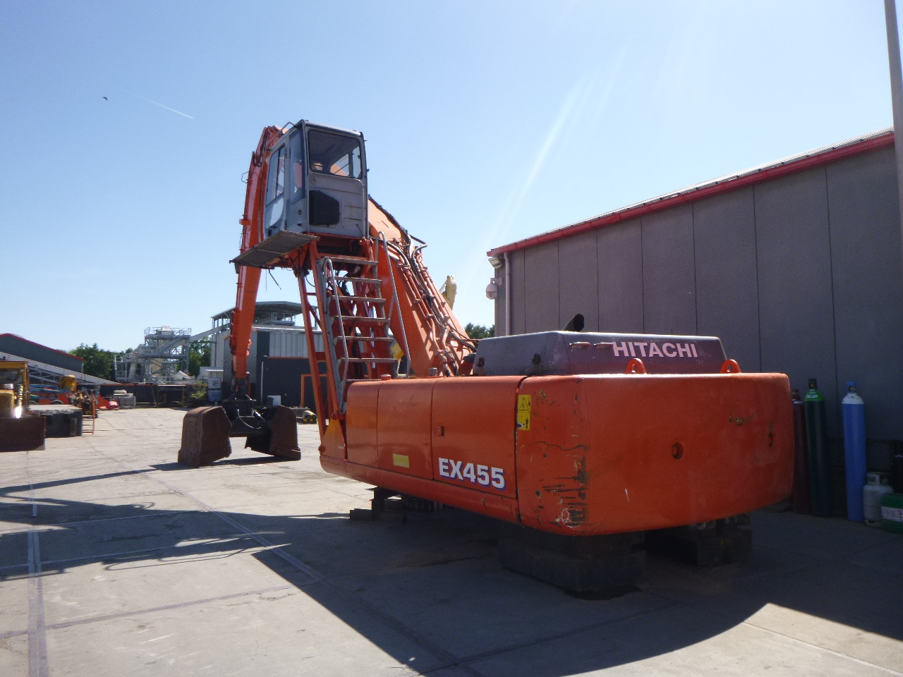 FIAT-HITACHI EX455 Stationary dock/ship material handler - Manipulador de materiales: foto 3 FIAT-HITACHI EX455 Stationary dock/ship material handler - Manipulador de materiales: foto 3