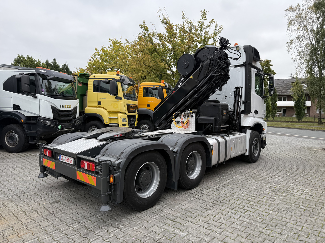 Cabeza tractora Mercedes-Benz Arocs 2648 LS 6X4 Kran Hiab X-HiPro 302: foto 13
