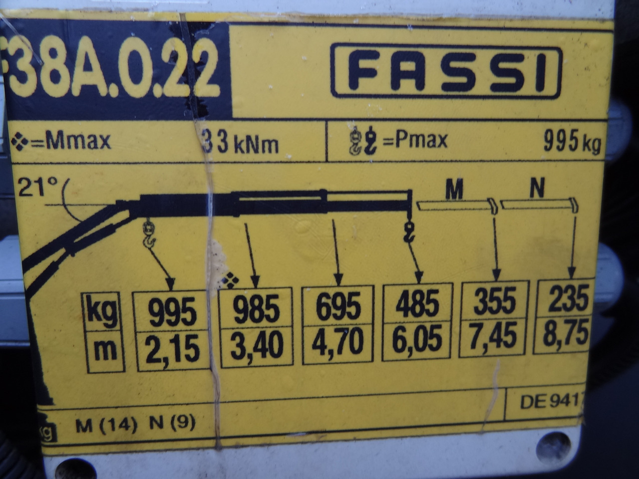 Leasing de Iveco EuroCargo 120E25 Fassi F38 Iveco EuroCargo 120E25 Fassi F38: foto 6