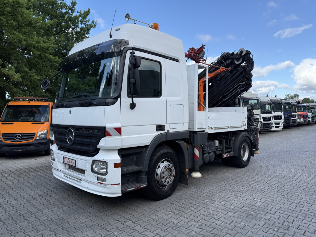 Mercedes-Benz Actros 1841 Kran Hiab 288 bis 30 Meter - Camión grúa, Camión caja abierta: foto 1 Mercedes-Benz Actros 1841 Kran Hiab 288 bis 30 Meter - Camión grúa, Camión caja abierta: foto 1