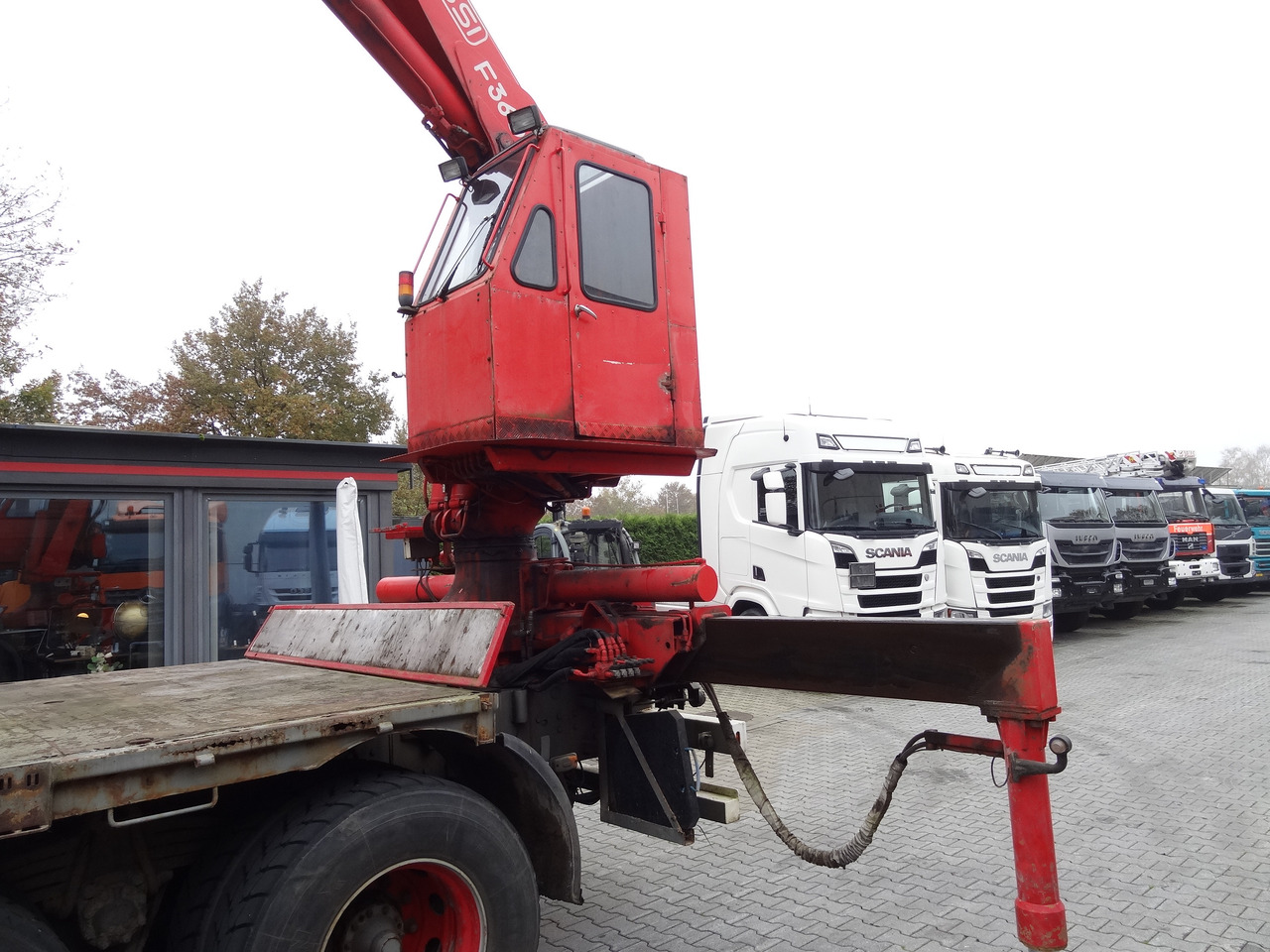 Scania R144 460 6X4 Fassi 360 bis 25 Meter - Camión caja abierta, Camión grúa: foto 2 Scania R144 460 6X4 Fassi 360 bis 25 Meter - Camión caja abierta, Camión grúa: foto 2