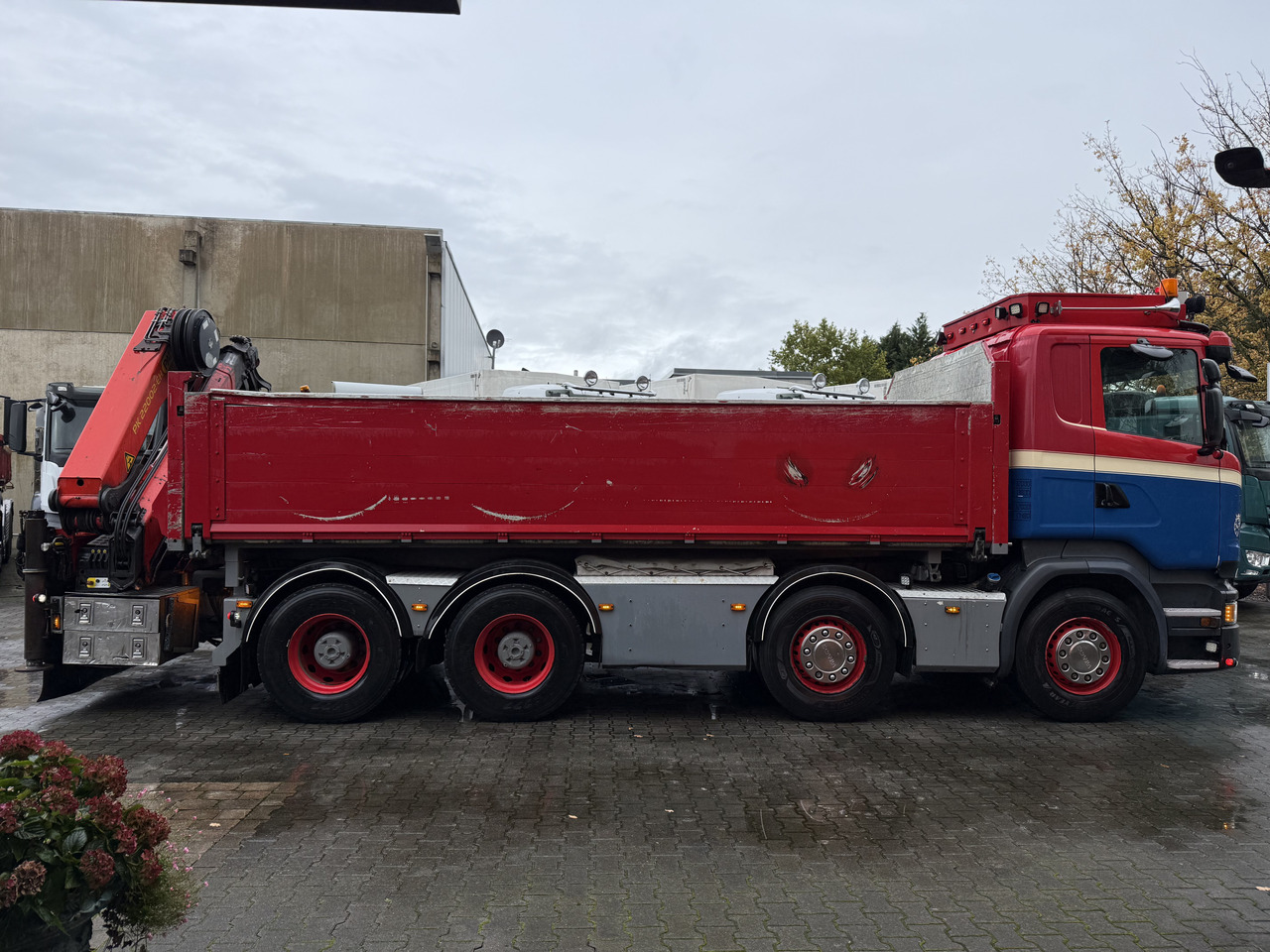 Leasing de Scania R580 V8 8X4 Kipper Kran Palfinger 22002 Scania R580 V8 8X4 Kipper Kran Palfinger 22002: foto 10