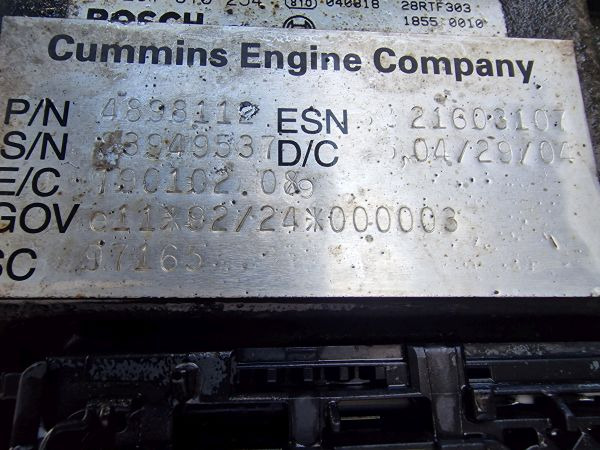 DAF 6ISB E3 5.9 Daf Spec CE162C Engine (Truck) - Motor para Camión: foto 2 DAF 6ISB E3 5.9 Daf Spec CE162C Engine (Truck) - Motor para Camión: foto 2