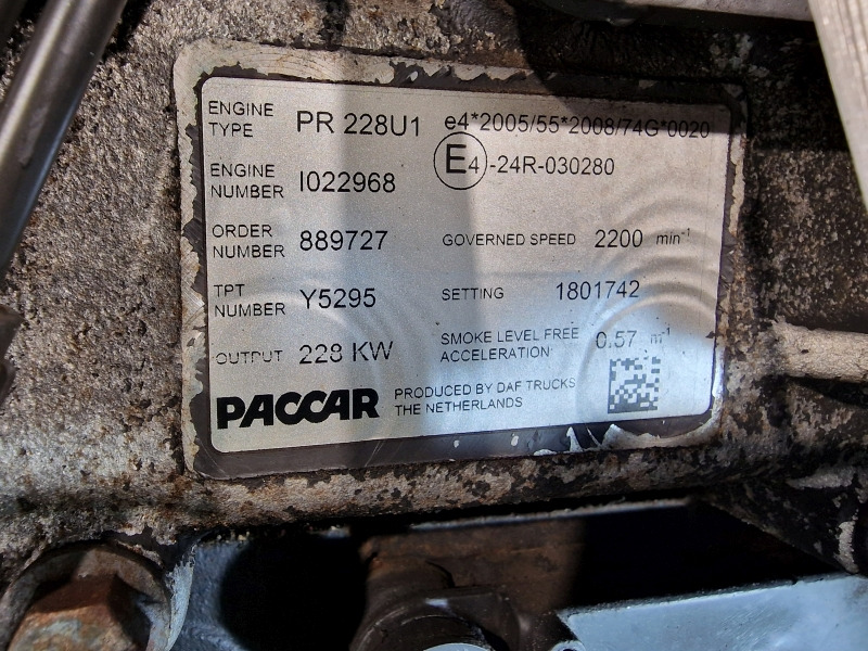 DAF CF PR228 U1 Refuse Spec Engine (Truck) - Motor para Camión: foto 2 DAF CF PR228 U1 Refuse Spec Engine (Truck) - Motor para Camión: foto 2