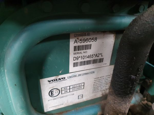 Volvo D9A260 EC01 - Motor para Camión: foto 2 Volvo D9A260 EC01 - Motor para Camión: foto 2
