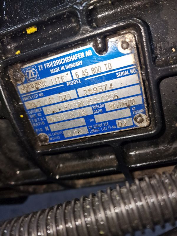 ZF 6AS800TO Gearbox - Caja de cambios: foto 2 ZF 6AS800TO Gearbox - Caja de cambios: foto 2