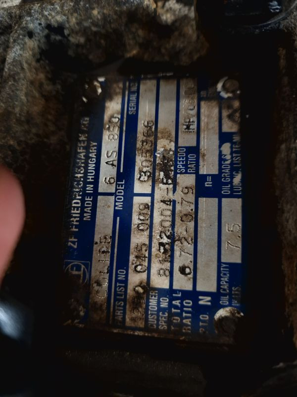 ZF 6AS850 MAN Gearbox - Caja de cambios: foto 2 ZF 6AS850 MAN Gearbox - Caja de cambios: foto 2