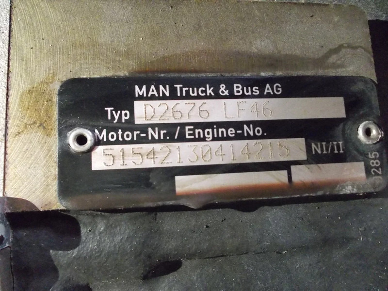 MAN 51.01100-6410/51.01100-6737 D2676LF46 MAN 18.440 EURO 6 - Motor para Camión: foto 5 MAN 51.01100-6410/51.01100-6737 D2676LF46 MAN 18.440 EURO 6 - Motor para Camión: foto 5