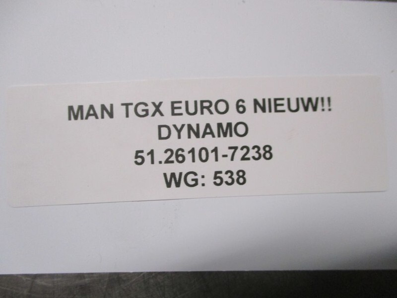 MAN 51.26101-7238 DYNAMO EURO 6 NIEUW!!! - Alternador: foto 3 MAN 51.26101-7238 DYNAMO EURO 6 NIEUW!!! - Alternador: foto 3