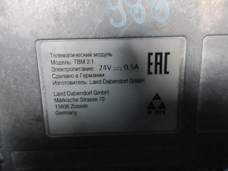 Sistema eléctrico para Camión MAN 81.25812-7047 TELEMATICS MODULEN 18.500 EURO 6: foto 7