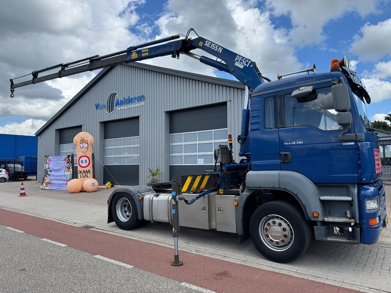 MAN TGA 18.310, Crane Pesci SE155N/4, Manual Kran, Grua, Grue, Kraan - Cabeza tractora: foto 1 MAN TGA 18.310, Crane Pesci SE155N/4, Manual Kran, Grua, Grue, Kraan - Cabeza tractora: foto 1