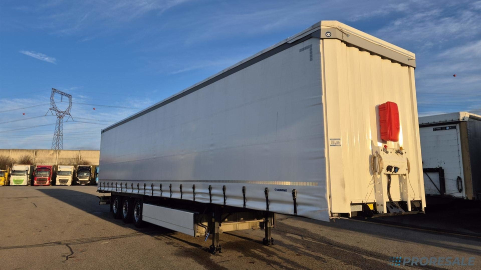 KRONE SD PROFI LINER + paletový koš 32 palet + 2 x zvedací náprava - Semirremolque lona: foto 1 KRONE SD PROFI LINER + paletový koš 32 palet + 2 x zvedací náprava - Semirremolque lona: foto 1