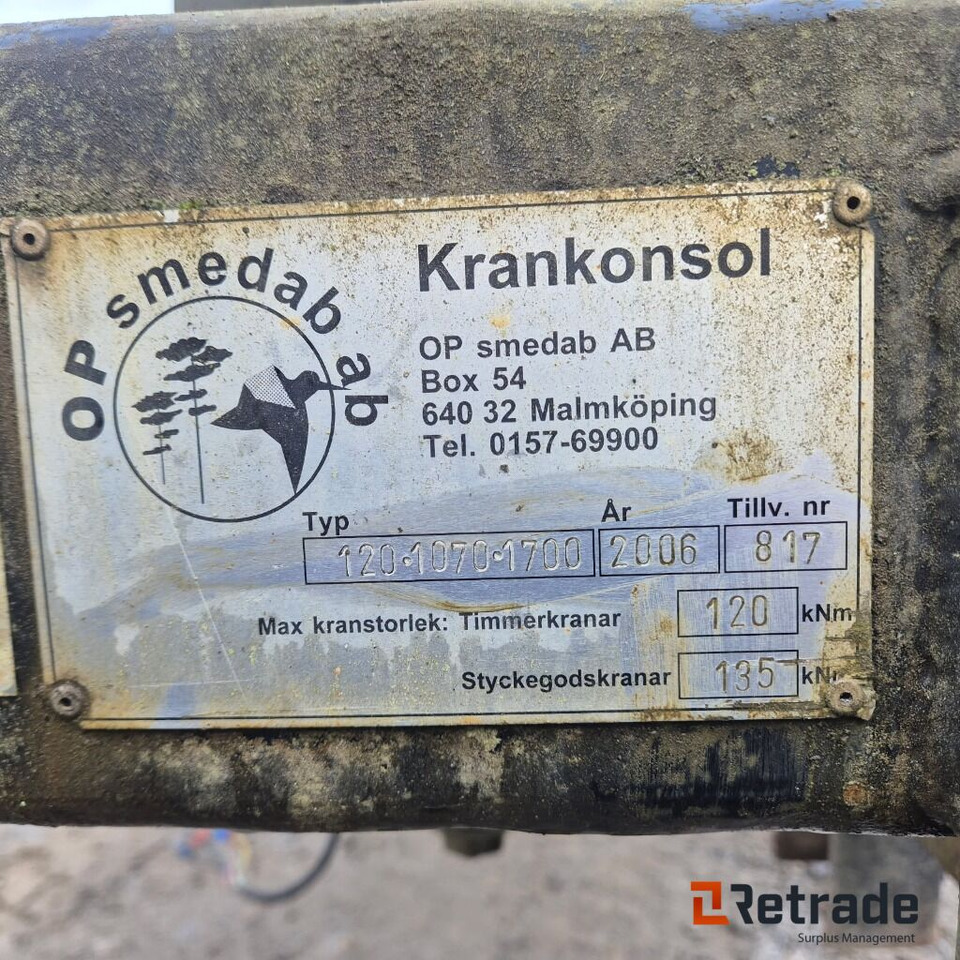 2006mod. Smedab krankonsoll - Implemento para Maquinaria de construcción: foto 4 2006mod. Smedab krankonsoll - Implemento para Maquinaria de construcción: foto 4