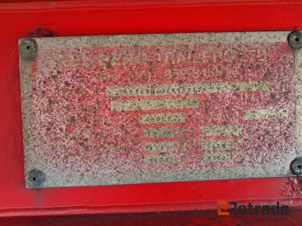 Semirremolque volquete Kel-Berg Tipsættevogn 60m3 4 akslet: foto 30
