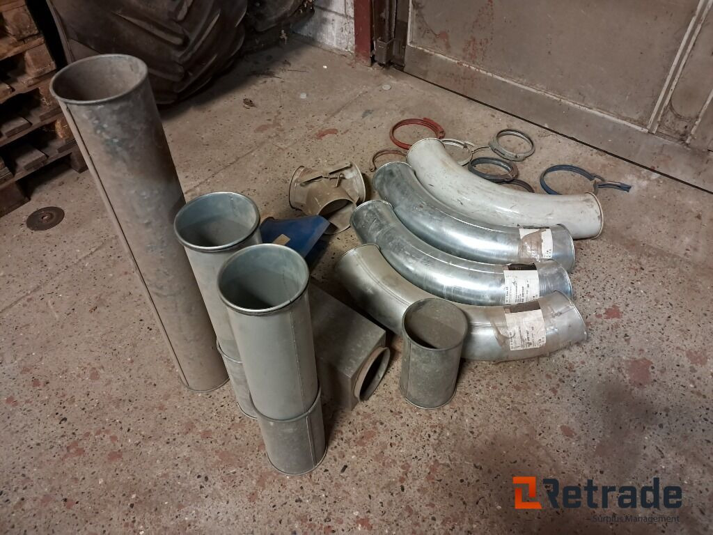 Lot med rør til Korntransport Kongskilde Ø160mm - Equipo poscosecha: foto 3 Lot med rør til Korntransport Kongskilde Ø160mm - Equipo poscosecha: foto 3