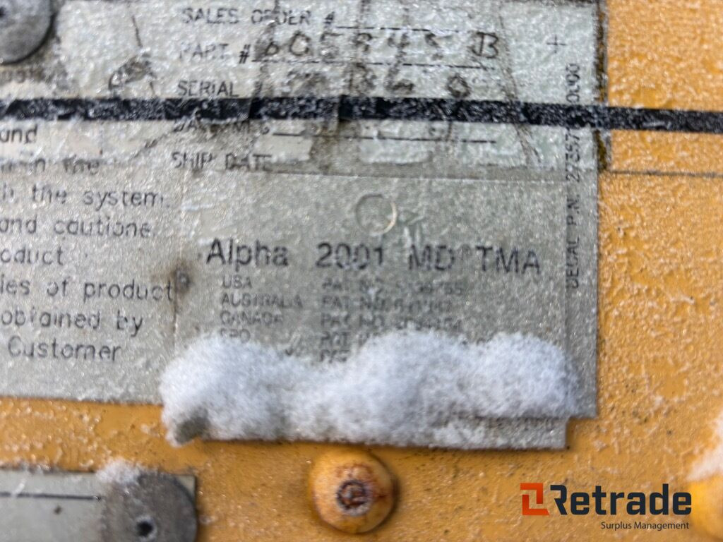 Equipo de construcción TMA skylt / kudde  Maxi sign bp logic / Alpa 2001 MD TMA: foto 17