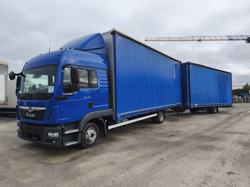 MAN TGL 8.220 Plane Jumbo Gardine Euro6 4x2 (10) - Camión lona: foto 1 MAN TGL 8.220 Plane Jumbo Gardine Euro6 4x2 (10) - Camión lona: foto 1