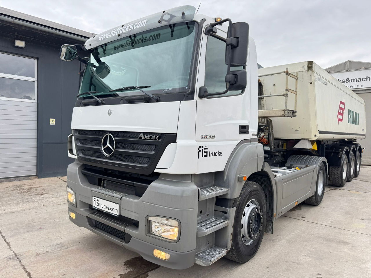 Mercedes-Benz Axor 1836 4x2 tipper hydraulics - Cabeza tractora: foto 1 Mercedes-Benz Axor 1836 4x2 tipper hydraulics - Cabeza tractora: foto 1