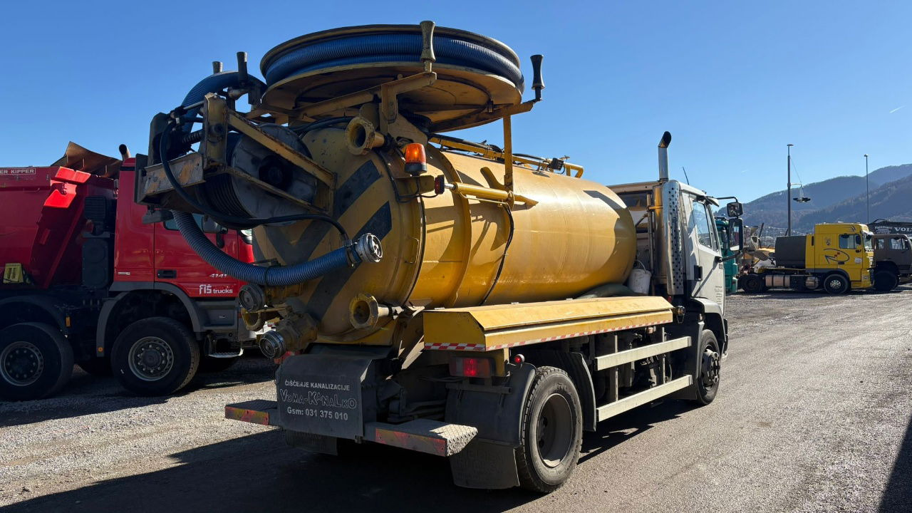 DAF AE55 4x2 vacuum + pressure truck - 8000 liters - Limpieza de alcantarillado: foto 5 DAF AE55 4x2 vacuum + pressure truck - 8000 liters - Limpieza de alcantarillado: foto 5