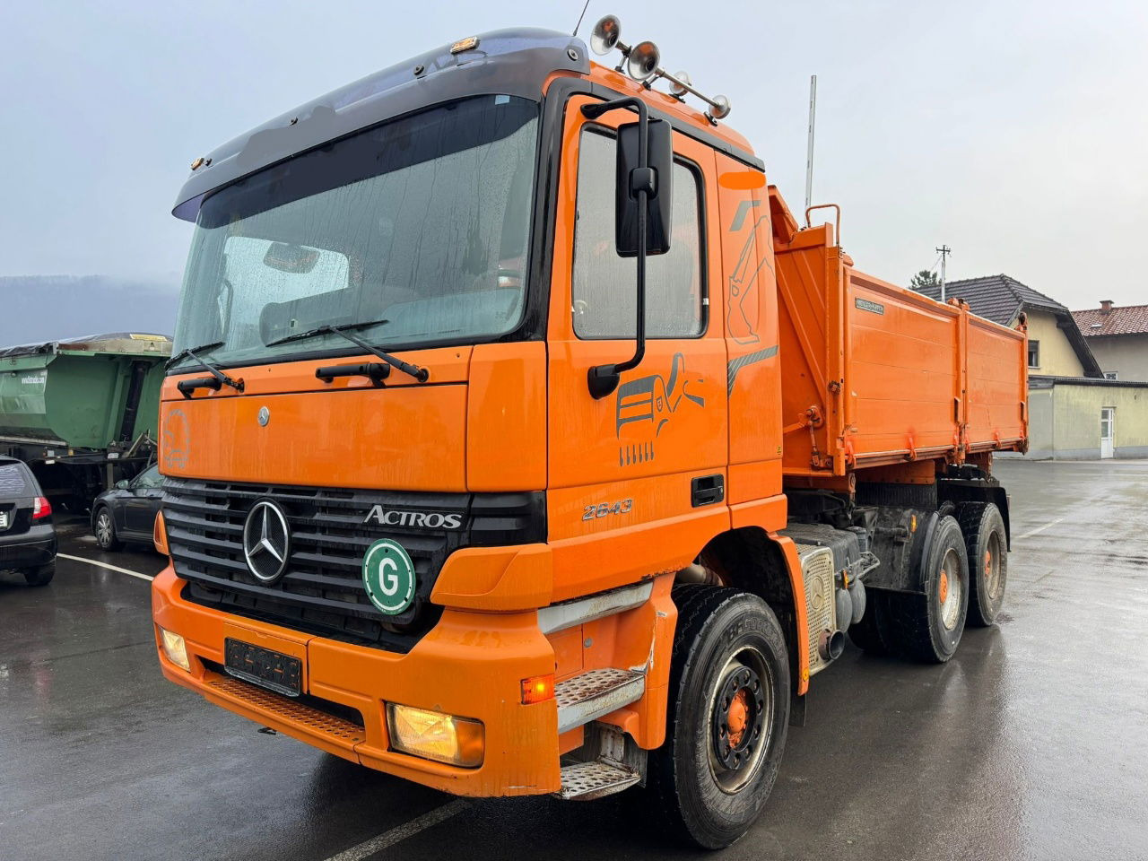 Mercedes-Benz Actros 2643 K 6x4 meiller tipper - TOP Condition - Camión volquete: foto 1 Mercedes-Benz Actros 2643 K 6x4 meiller tipper - TOP Condition - Camión volquete: foto 1