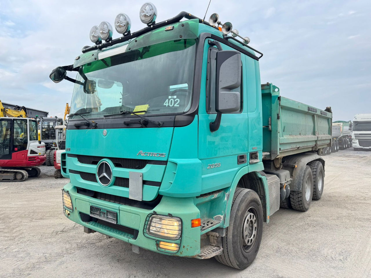 Mercedes-Benz Actros 2655 6x4 meiller bordmatic tipper - retarder - V8 - Camión volquete: foto 1 Mercedes-Benz Actros 2655 6x4 meiller bordmatic tipper - retarder - V8 - Camión volquete: foto 1