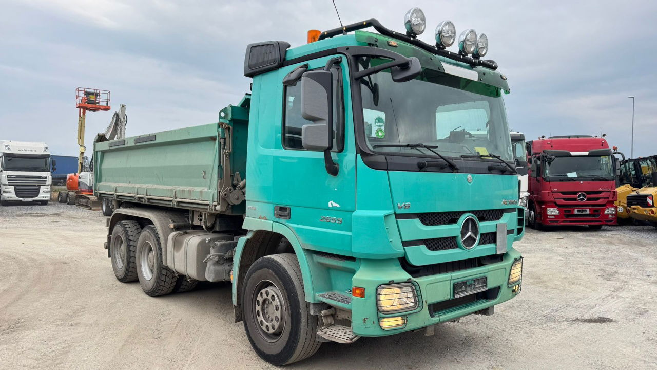 Mercedes-Benz Actros 2655 6x4 meiller bordmatic tipper - retarder - V8 - Camión volquete: foto 3 Mercedes-Benz Actros 2655 6x4 meiller bordmatic tipper - retarder - V8 - Camión volquete: foto 3